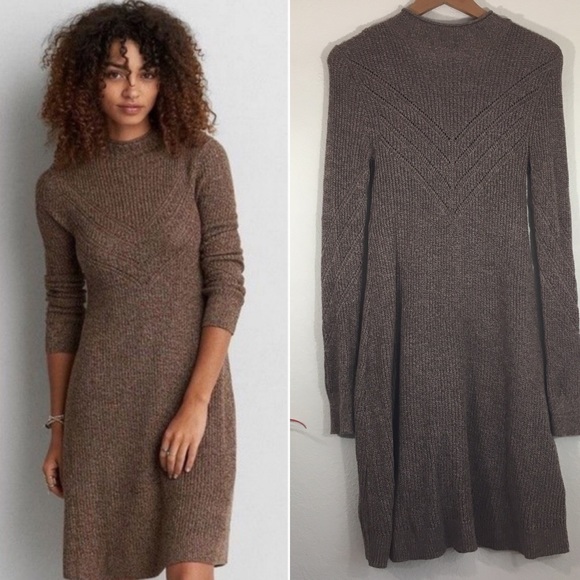 American Eagle Outfitters Dresses & Skirts - American Eagle Outfitters mock neck knit dress